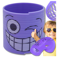 sprężyna dla dzieci magiczna sprężynka magic springs emoji fioletowa