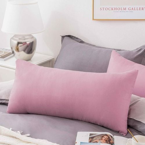 Poszewka na poduszkę 40x80  mikrofibra 2szt Różowy na Arena.pl