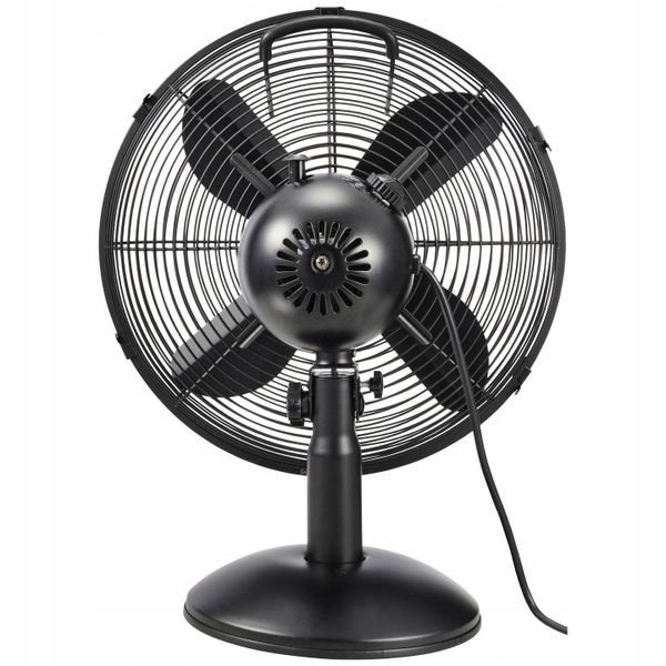 Wentylator stołowy REGULACJA 3 prędkości OSCYLACJA 4 Łopatki 40 W Sygonix zdjęcie 4