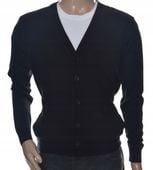 Sweter męski rozpinany kardigan na guziki w szpic wełniany z wełny XXL 2XL