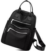 Plecak damski elegancki miejski czarny duży  T21_A