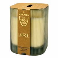 Świeca zapachowa sojowa w szkle VELNEL ZS-01 Bursztyn 234g