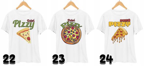 KOSZULKA DZIECIĘCA T-SHIRT - DZIEŃ PIZZY PIZZA NIETYPOWE DNI - XXXS 86-92 na Arena.pl