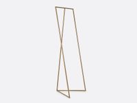 Wieszak ZET 175 - złoty, do przedpokoju, wieszak do biura