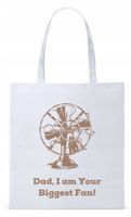 Dla Taty Ojca Tatusia Torba Eco Biała Shopper Z Nadrukiem Ze Zdjęciem