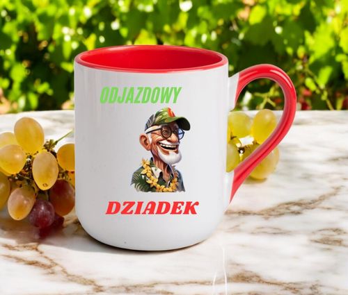 KUBEK Z NADRUKIEM ŚMIESZNY PREZENT DZIEŃ DZIADKA URODZINY IMIENINY DZIADEK na Arena.pl