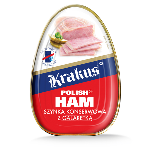 Krakus Szynka konserwowa z galaretką 455 g na Arena.pl