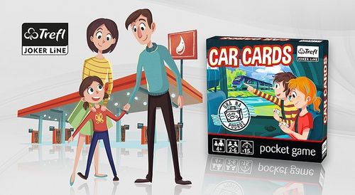 Gra podróżna Car Cards TREFL na Arena.pl
