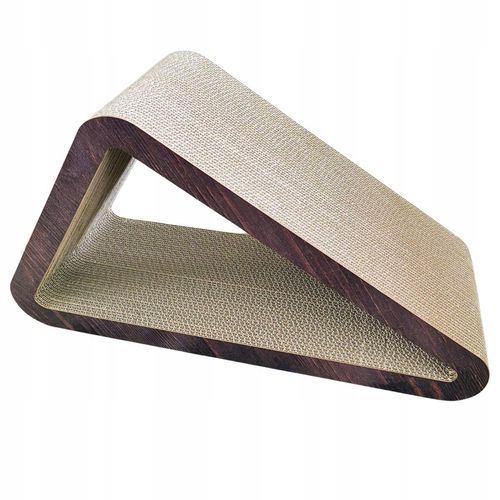 Drapak dla kota Trójkąt XXL | brązowy | 77x69x47x30 cm | Mruu&Pruu na Arena.pl