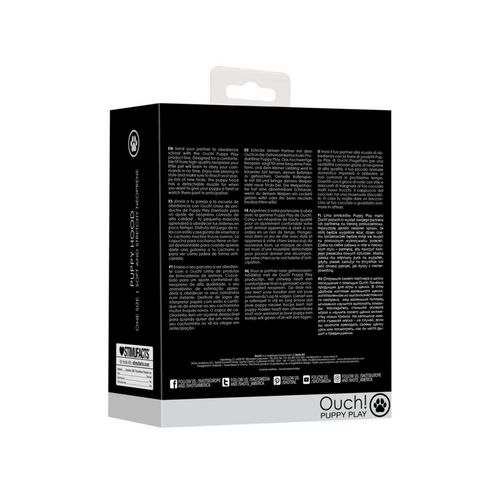 Neoprene Puppy Mask - Black na Arena.pl