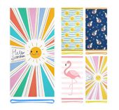 ręcznik plażowy dla dzieci mikrofibra 75x150cm