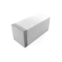 Lampa ogrodowa LED 200x80x80 mm biało-srebrna do ogrodu i altany