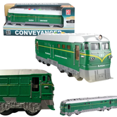 Wagon Kolejowy Lokomotywa Efekty Świetlne Dźwiękowe Kolej Zestaw Rj025