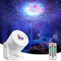 PROJEKTOR GWIAZD LED GALAXY Z GŁOŚNIKI Z PILOTEM STEROWANIA LAMPKA NOCNA