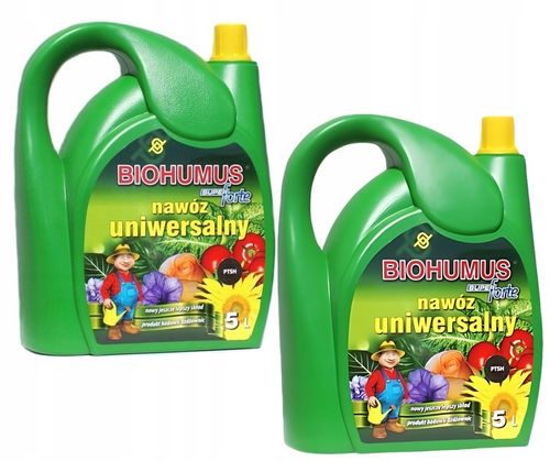 Agrecol Zestaw Biohumus 2szt Nawóz organiczny, naturalny płyn 10L na Arena.pl