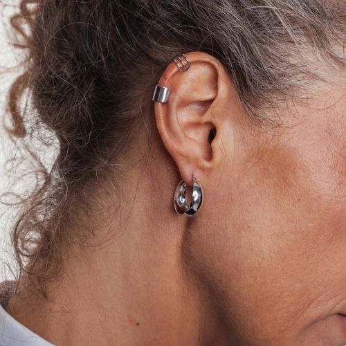 Nausznica srebrna gładka 7 mm ANIA KRUK na Arena.pl