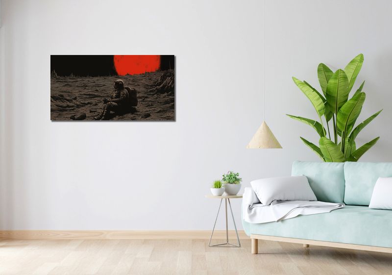 Obraz 100x50cm Samotność w Kosmosie zdjęcie 2