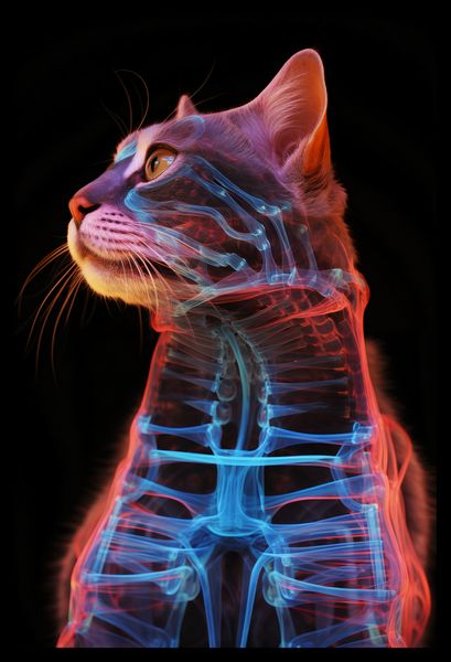 Plakat 30x45cm Anatomia Kota zdjęcie 2