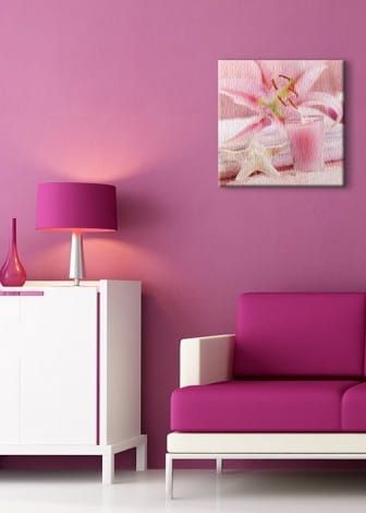 Różowe Spa - Obraz na płótnie 40x40 cm na Arena.pl