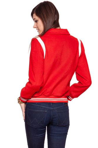 WRANGLER BOMBER JACKET SALSA RED W4130VUWN L na Arena.pl