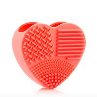 myjka do czyszczenia pędzli do makijażu heart slikonowa innovagoods
