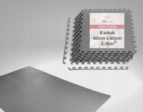 MATA PUZZLE POD SPRZĘT DO ĆWICZEŃ 6 SZT 2.16m2 OCHRONNA PODŁOGA NA SIŁOWNI na Arena.pl