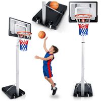 Kosz do koszykówki 150-260cm regulowany wolnostojący stabilny mobilny Neo-Sport NS-281
