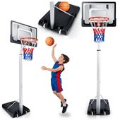 Kosz do koszykówki 150-260cm regulowany wolnostojący stabilny mobilny Neo-Sport NS-281