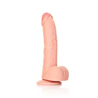 realrock model prosty z przyssawką i anatomicznymi detalami 20,5 cm