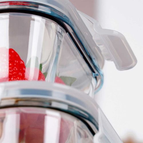 ZESTAW SZKLANYCH POJEMNIKÓW NA ŻYWNOŚĆ Z POKRYWAMI I USZCZELKAMI 229151 na Arena.pl