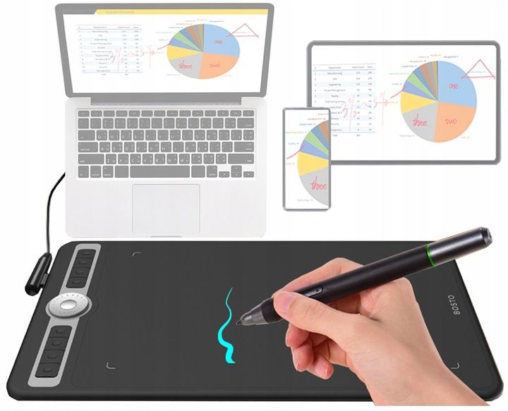Tablet graficzny BOSTO T1060 PL OPROGRAMOWANIE do komputera PROFESJONALNY zdjęcie 9