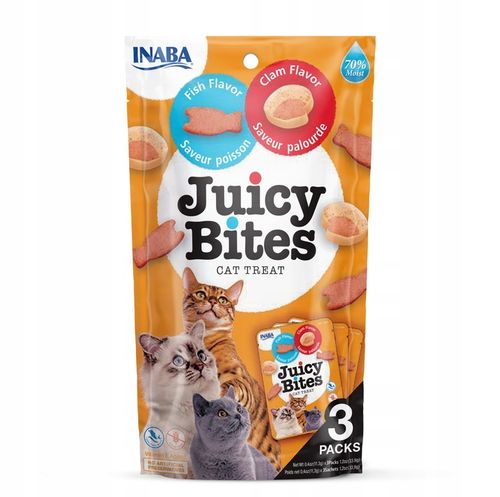 INABA CAT JUICY BITES Przysmaki dla Kota ZESTAW 5 SMAKÓW 5 opak. (3x11,3g) na Arena.pl
