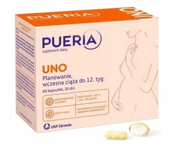 Pueria Uno 60 kapsułek planowanie i ciąża zdjęcie 1