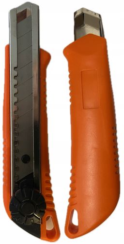 Nóż nożyk do tapet z łamanym ostrzem 18mm na Arena.pl