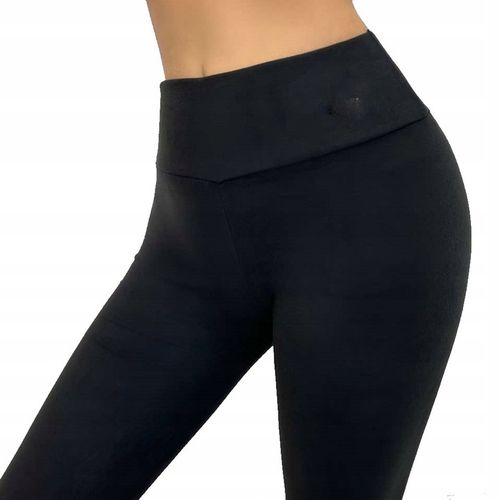 Klasyczne , Wygodne Getry Legginsy z wysokim stanem i szeroką gumką S/M na Arena.pl