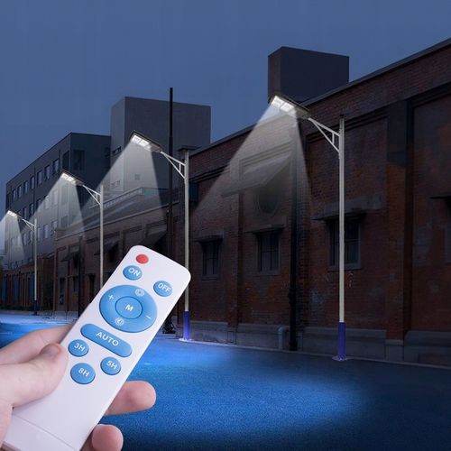 MOCNA LAMPA SOLARNA LED 2000W ULICZNA Z PILOTEM na Arena.pl