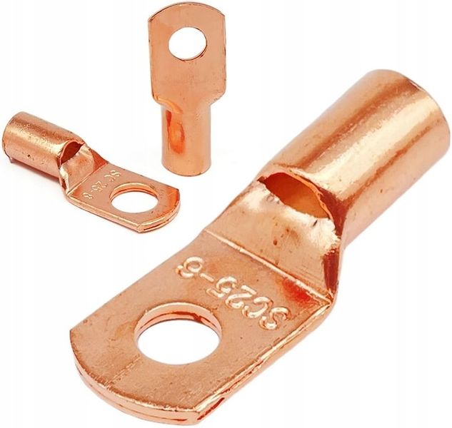 ZESTAW KONEKTORÓW OCZKOWYCH KONEKTOR OCZKOWY NIEIZOLOWANY M6 M8 MIEDŹIANYCH zdjęcie 4