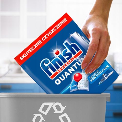 Finish Quantum All in 1 Kapsułki do Zmywarki Zapach Fresh Świeży 100 sztuk na Arena.pl
