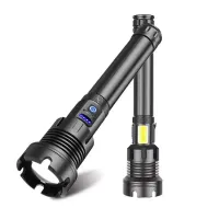 Latarka taktyczna 40W 5000lm XHP90 z zoomem i USB, 7 trybów pracy