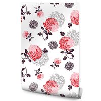 Tapeta Kolorowe CHRYZANTEMY Kwiaty Natura Do Biura Salonu