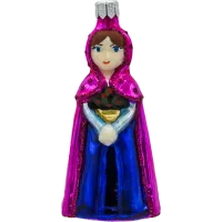 Bombka choinkowa szklana: Anna z Lodowej Krainy