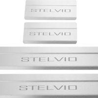 Listwa progowa ALFA ROMEO STELVIO Stal nierdzewna 304 mat 4szt