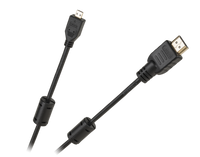 KPO3909-1.8 Kabel wtyk HDMI typ A - wtyk mikro HD
