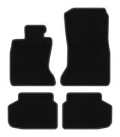 Dywaniki welurowe BASIC czarne BMW 7 F01 xDrive 2008-2015