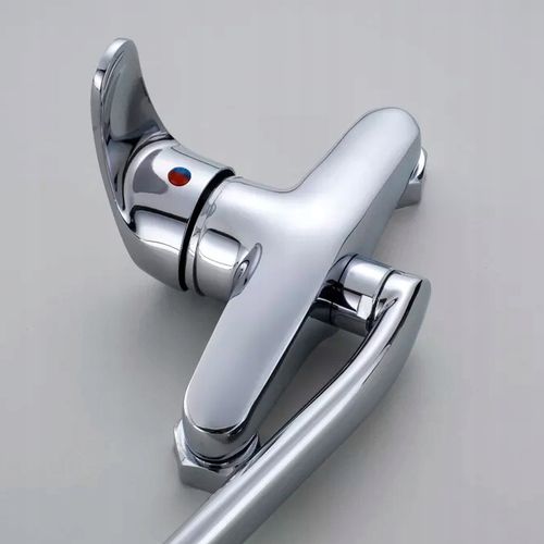 BATERIA KUCHENNA UMYWALKOWA KRAN ŚCIENNA RUCHOMA WYLEWKA KRAN DO UMYWALKI na Arena.pl