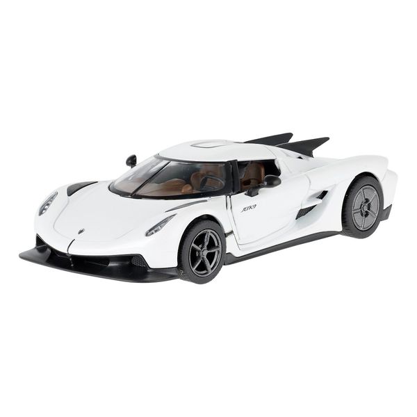 Model 1:36, Koenigsegg Jesko Absolut, biały zdjęcie 2