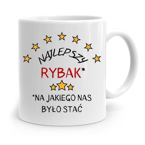 Kubek Prezent Wędkarza Rybaka Najlepszy Rybak Z Nadrukiem Ze Zdjęciem na Arena.pl