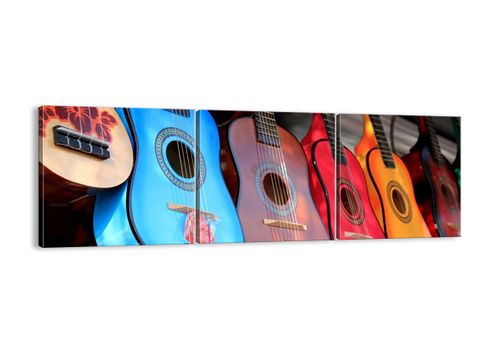 Obraz Na Płótnie - Gitara Muzyka - 150X50 Cm - Ca150X50-2221 na Arena.pl