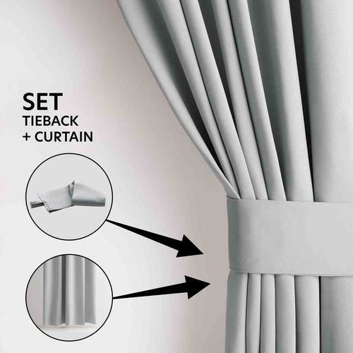 CURT/AH/BLACKOUT/EYELETS/L.GREY/140X270/1PC na Arena.pl