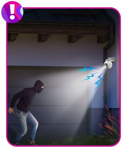 Kamera zewnętrzna z panelem solarnym obrotowa EZVIZ HB8 2K+ 4MP Kamera WiFi na Arena.pl